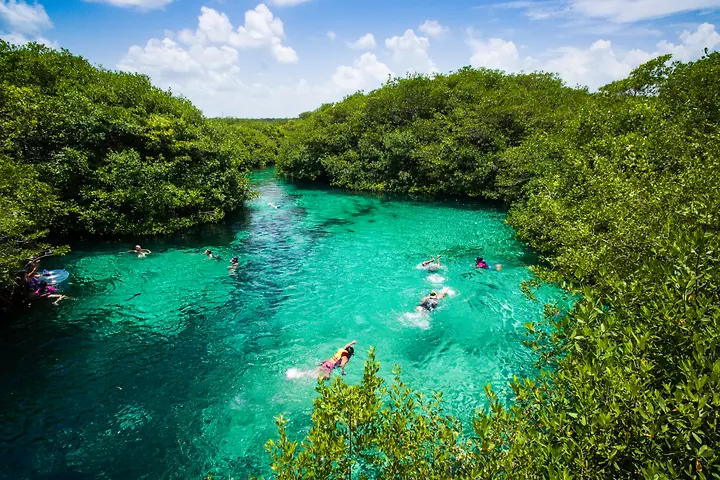 Casa Cenote from above